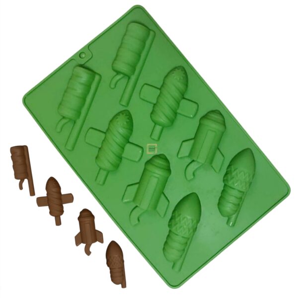 8-cavity-flying-rocket-shape-diwali-cracker-silicone-mold