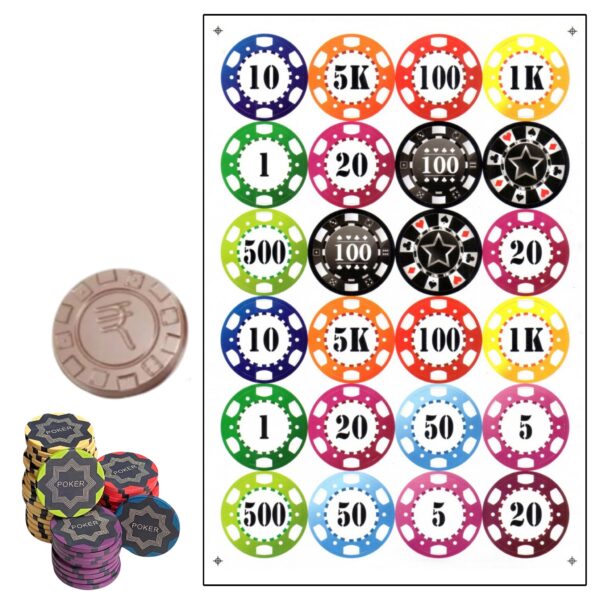 diwali-poker-chips-chocolate-stickers