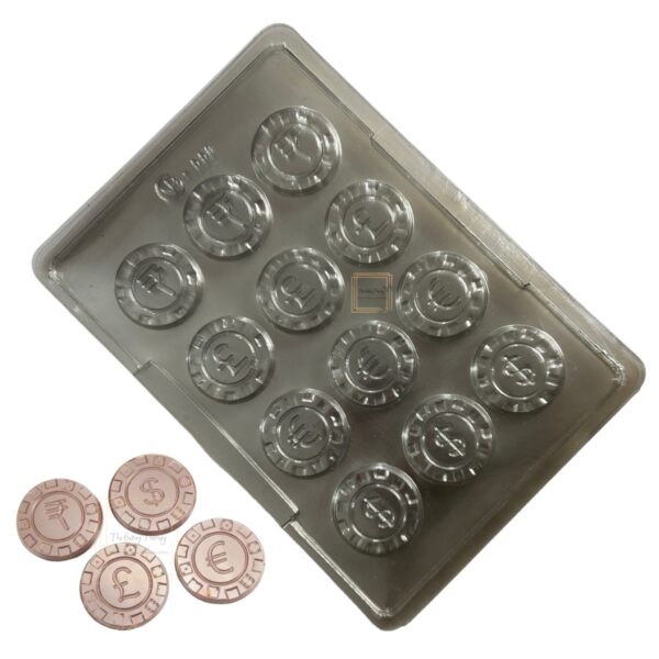 poker-chips-pvc-chocolate-mold