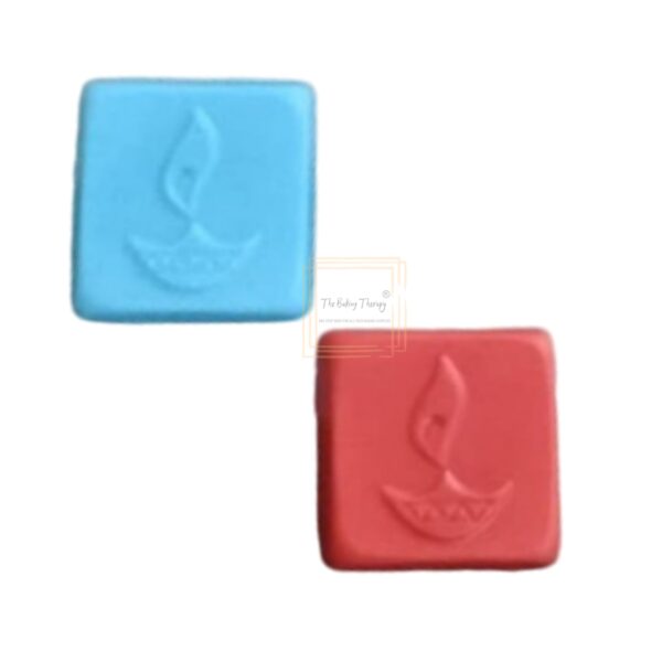Happy Diwali Square Diya PVC Chocolate Mold - Image 2