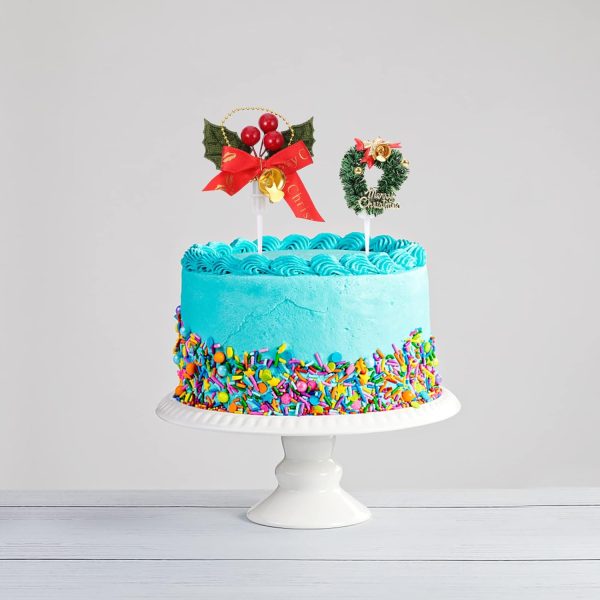 Christmas Tree Leaves Cake And Cupcake Topper - Image 3