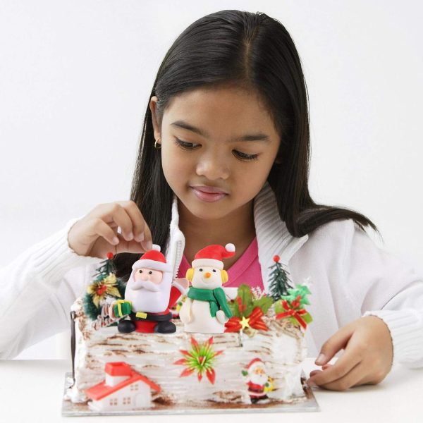 Christmas Santa Claus Mini figurine Cake Topper #1 - Image 2