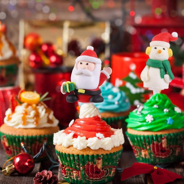 Christmas Santa Claus Mini figurine Cake Topper #1 - Image 3