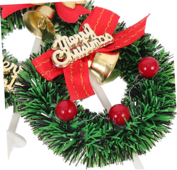 Christmas Tree Leaves Cake And Cupcake Topper - Image 4