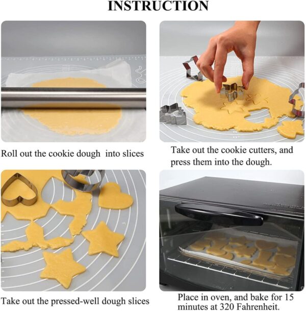 Christmas Cookie Cutter, Xmas Cookie Cutter, 10 Piece - Image 3