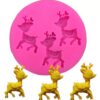 Running Deer Silicone Fondant Mould - Image 5