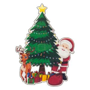 edible-santa-clause-christmas-theme-precut-wafer-paper-topper-1