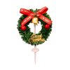 christmas-mini-wreath-cake-and-cupcake-topper