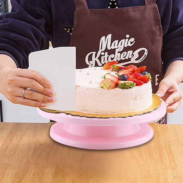 Plastic Rotating Cake Turntable 28Cm - Image 6