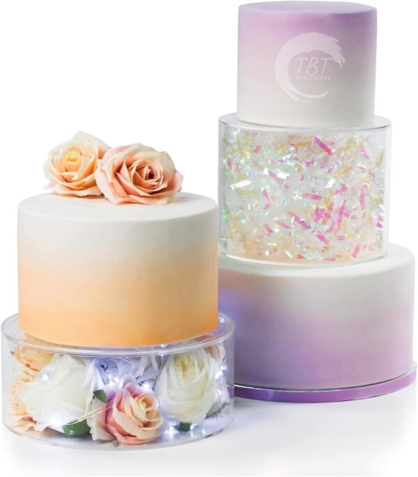 Round Acrylic Fancy Spacer 6x4 Inch - Image 4
