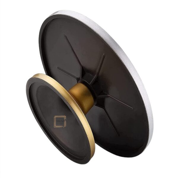 Heavy Quality Rotating Golden Silver fiber Cake Turntable 30cm - Image 5