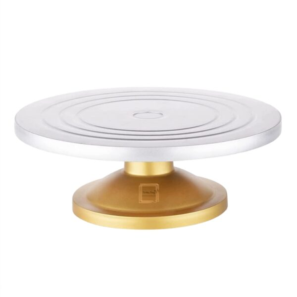 heavy-quality-rotating-golden-silver-fibheavy-quality-rotating-golden-silver-fibre-cake-turntable-30cmre-cake-turntable-30cm