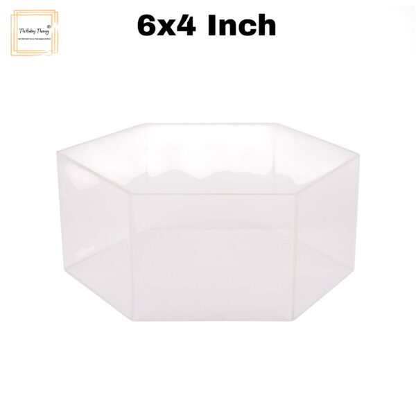 hexagon-tire-cake-spacer-6-x-4-acrylic-clear-cake-display-spacer