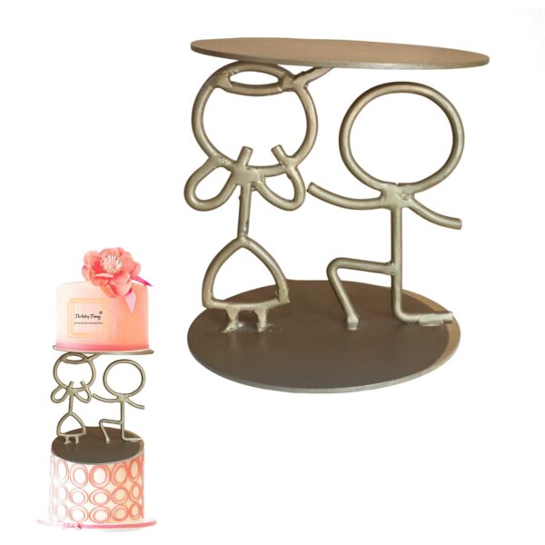 tier-cake-spacer-couple-design-cake-spacer-stand