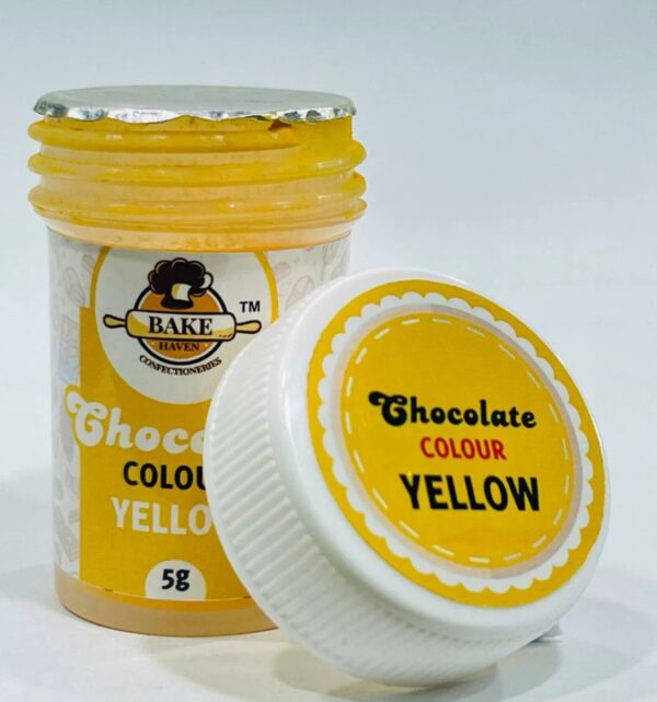 Bake Haven Chocolate Powder color 5 GM - Yellow - Image 2