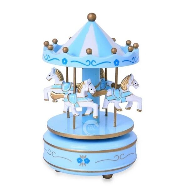 carousel-rotating-musical-horse-music-box-toy-blue