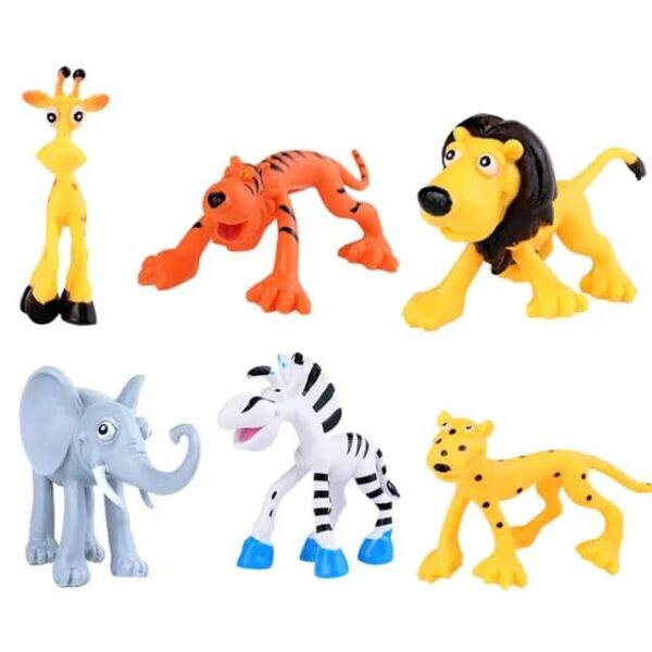 Animal Zoo Toy Cake Topper Set { Set Of 6 Piece } - Image 6