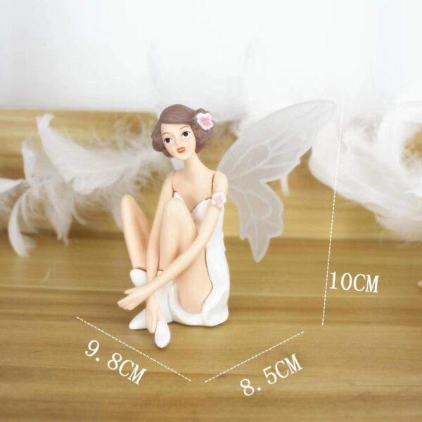 Fairy Angel Dolls Fairies Cake Toy Topper { Set Of 3 Piece } - Image 6