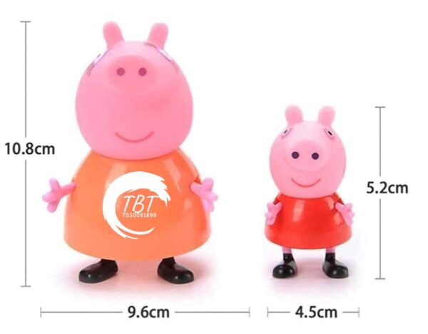 Peppa Pig Cake Decoration Toy Set { Set Of 4 Piece } - Image 4