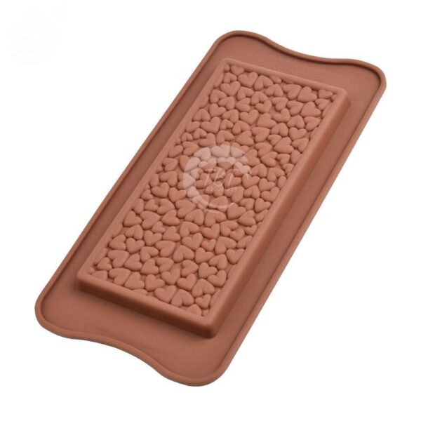 Silicone Heart Beans Chocolate Bar Mold - Image 3