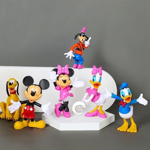 Mickey Mouse And Friends Cake Toy Toppers { Set Of 6 Piece } - Image 4