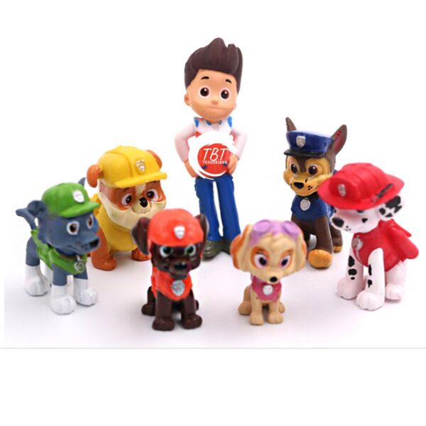 Paw Patrol Figure Cake Toys Toppers { Set Of 8 Piece } - Image 5