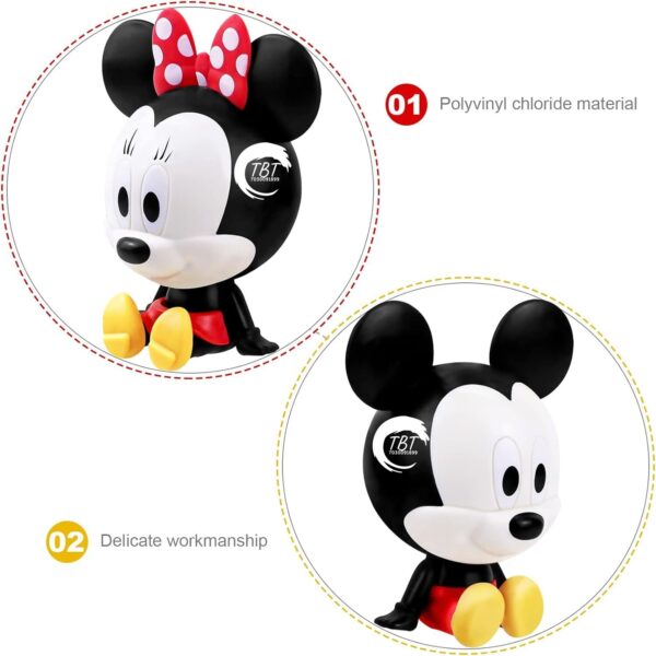 Cute Mickey Minnie Mouse Cake Topper Toys Set - Image 4