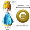 Cinderella Princess Doll Cake Topper Toy - Image 3