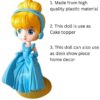 Cinderella Princess Doll Cake Topper Toy - Image 4