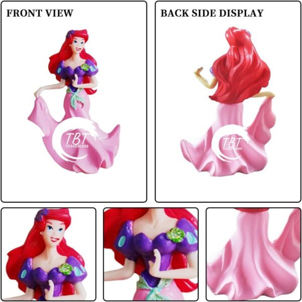Disney Princess Cake Topper Toy { Set Of 6 Piece } - Image 3