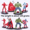Avengers Action Figures Cake Decoration Toy { Set Of 4 Piece } - Image 2