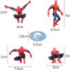 SpiderMan Cake Decorating Toy Topper { Set Of 7 Piece } - Image 4