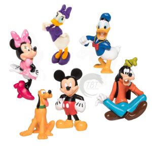 Mickey Mouse And Friends Cake Toy Toppers { Set Of 6 Piece }