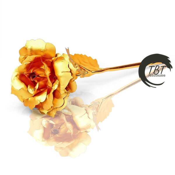 Valentine's Day Special Golden Rose - Image 3