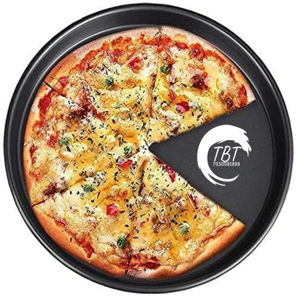 Carbon Steel Non-Stick Pizza Pan Pizza Tray - 22CM - Image 4