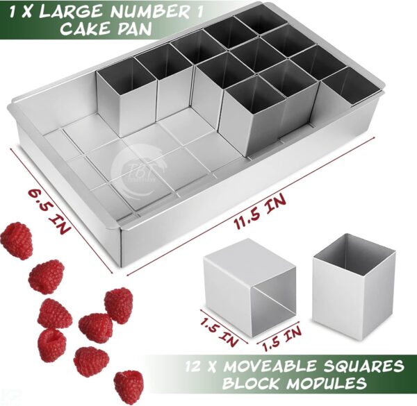 Alphabet & Number Cake Pan - Image 2