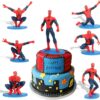 SpiderMan Cake Decorating Toy Topper { Set Of 7 Piece } - Image 5