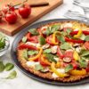Carbon Steel Non-Stick Pizza Pan Pizza Tray - 22CM - Image 3