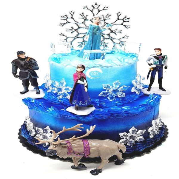Frozen Toy Cake Decoration Topper Set { Set Of 6 Piece } - Image 4