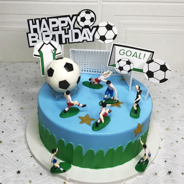 Football Cake Toy Topper Set { Set Of 6 Piece } - Image 4