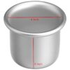 Aluminium Tall Round Cake Mould Cake Pan Cake Tin - 4X4 Inch