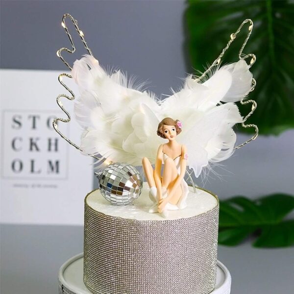 Fairy Angel Dolls Fairies Cake Toy Topper { Set Of 3 Piece } - Image 8