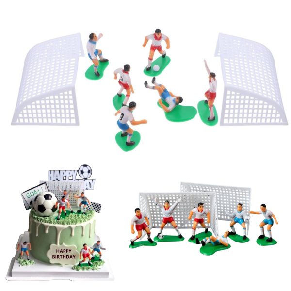 Football Cake Toy Topper Set { Set Of 6 Piece } - Image 2
