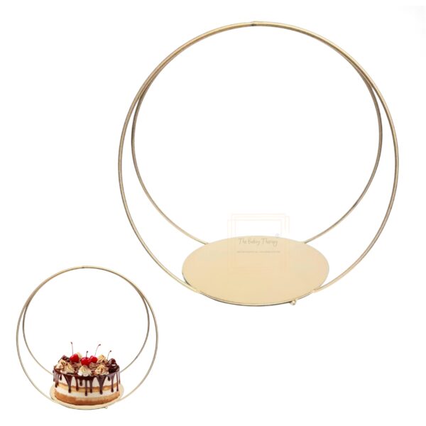 metal-gold-double-ring-hoop-cake-stand