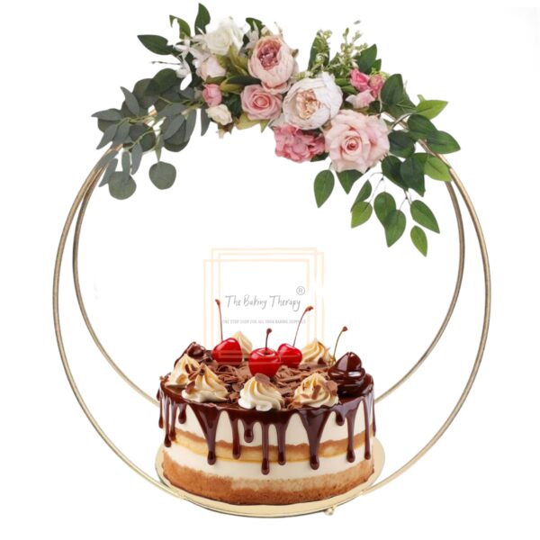 metal-gold-double-ring-hoop-cake-stand