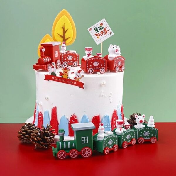 Christmas Mini Train Decor Toy Set - 1 Piece - Image 4