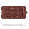 Bubble Design Silicone Chocolate Bar Mold - Image 2