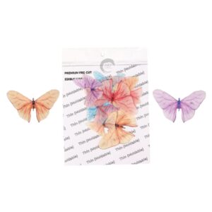 pastel-color-medium-size-edible-pre-cut-butterfly-wafer-paper
