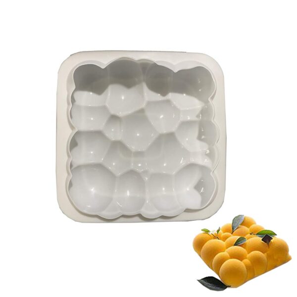3D Bubbles Sky Cloud Silicone Cake Mold - Image 2