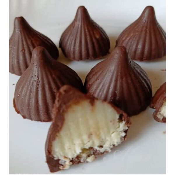 6 Cavity Silicone Modak Shape Chocolate Mold - Image 4